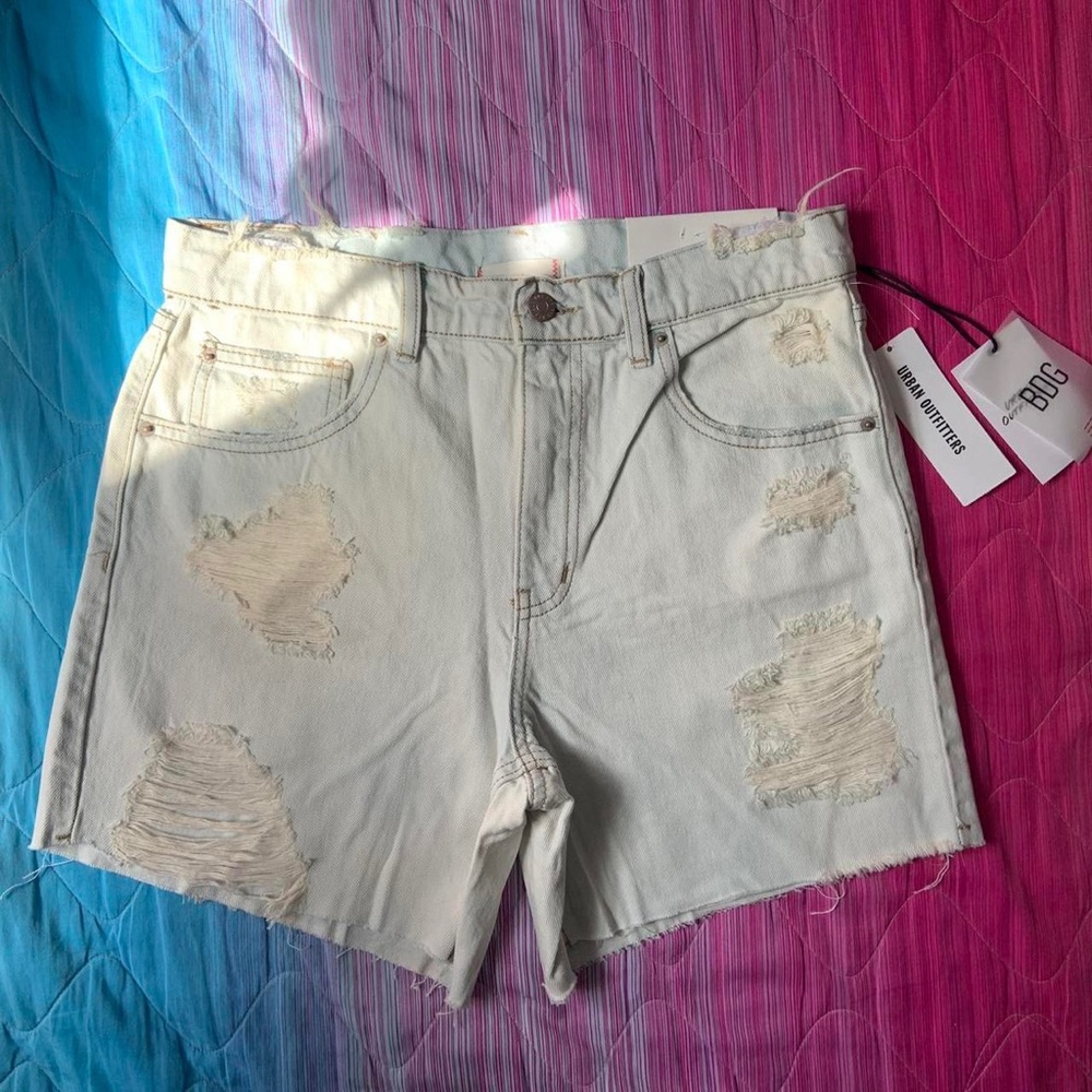 BDG UO Dropped Waist Destroy Short Size 27 from URBAN OUTFITTERS
